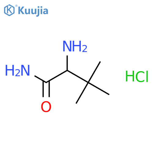 (S)-2-Amino-3,3-dimethylbutanamide hydrochloride structure