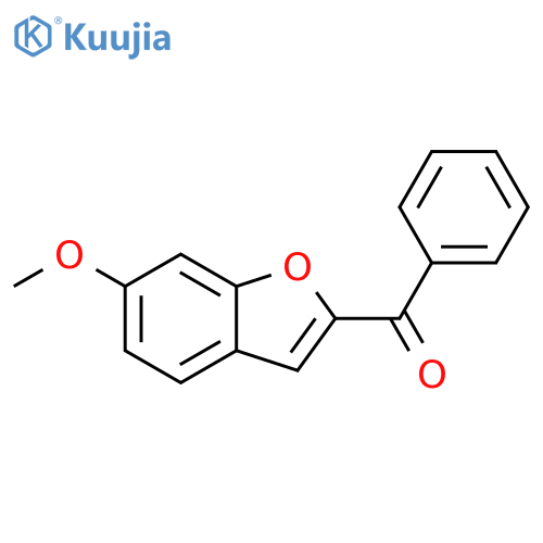 METHANONE, (6-METHOXY-2-BENZOFURANYL)PHENYL- structure