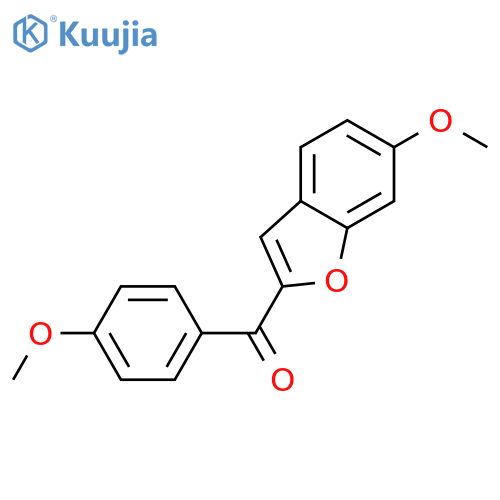 Methanone,(6-methoxy-2-benzofuranyl)(4-methoxyphenyl)- structure