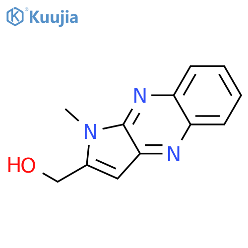 1-methyl-1H-Pyrrolo[2,3-b]quinoxaline-2-methanol structure