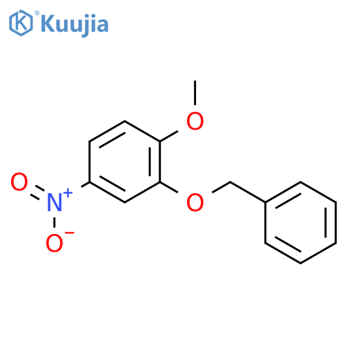 Benzene, 1-methoxy-4-nitro-2-(phenylmethoxy)- structure