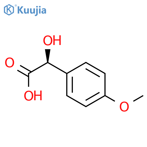 (2S)-2-hydroxy-2-(4-methoxyphenyl)acetic acid structure