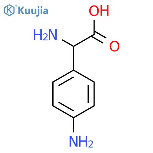 2-Amino-2-(4-aminophenyl)acetic acid structure