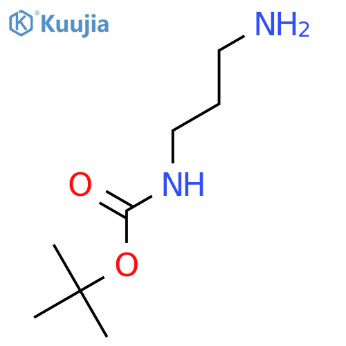 tert-Butyl (3-aminopropyl)carbamate structure