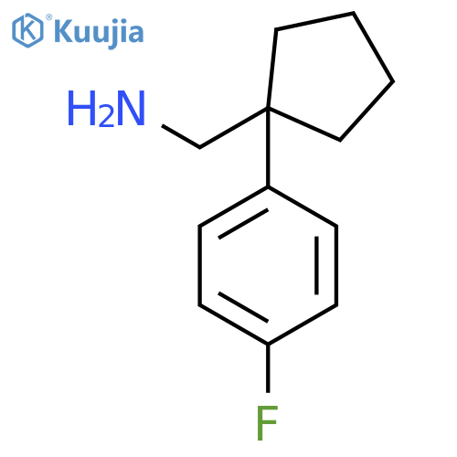 1-(4-Fluorophenyl)-cyclopentanemethanamine structure