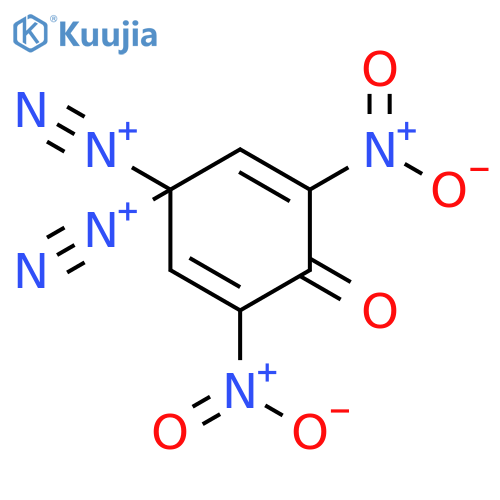 3,5-dinitro-4-oxocyclohexa-2,5-diene-1,1-bis(diazonium) structure