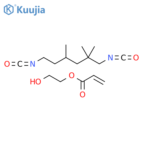 2-Propenoicacid,2-hydroxyethylester,polymerwith1,6-diisocyanato-2,2,4-trimethylhexane structure