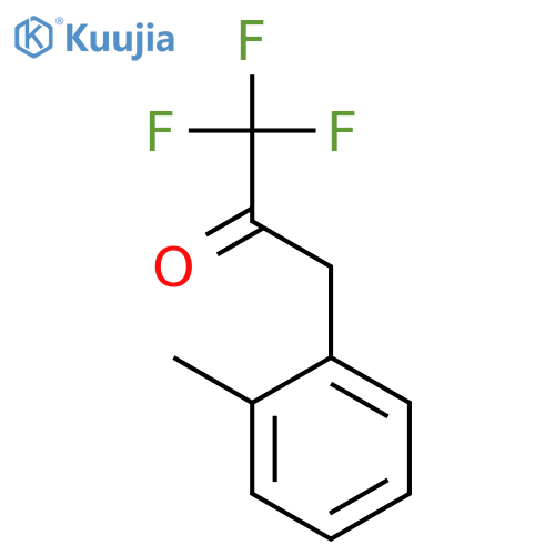 1,1,1-trifluoro-3-(2-methylphenyl)propan-2-one structure