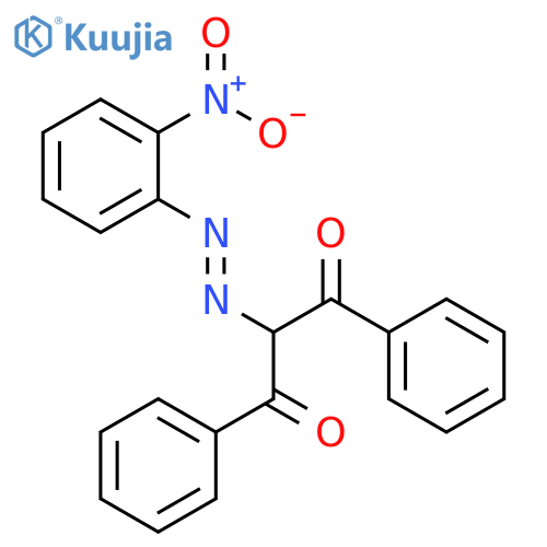 1,3-Propanedione, 2-[(2-nitrophenyl)azo]-1,3-diphenyl- structure