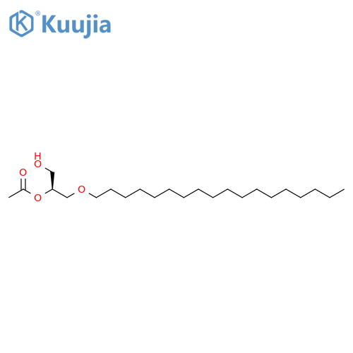 1,2-Propanediol, 3-(octadecyloxy)-, 2-acetate, (S)- structure