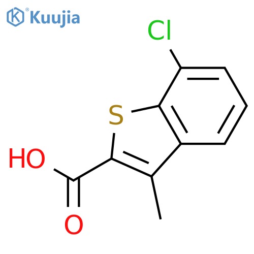 7-Chloro-3-methylbenzoBthiophene-2-carboxylic Acid structure