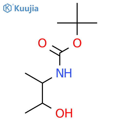 3-(Boc-amino)-2-butanol structure