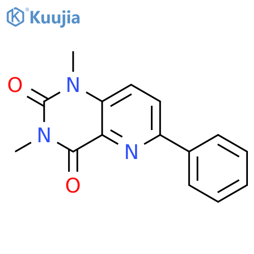 Pyrido[3,2-d]pyrimidine-2,4(1H,3H)-dione, 1,3-dimethyl-6-phenyl- structure