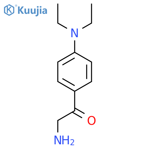 2-amino-1-4-(diethylamino)phenylethan-1-one structure