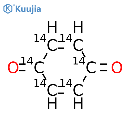 2,5-Cyclohexadiene-1,4-dione-1,2,3,4,5,6-14C6(9CI) structure