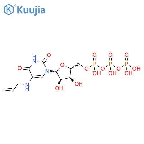 Uridine5'-(tetrahydrogen triphosphate), 5-(2-propen-1-ylamino)- structure