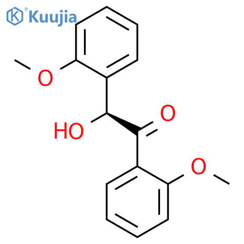 ETHANONE, 2-HYDROXY-1,2-BIS(2-METHOXYPHENYL)-, (2S)- structure