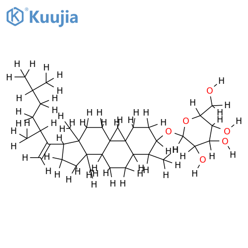 3-O-beta-D-Glucopyranoside-31-Norcycloswietenol structure