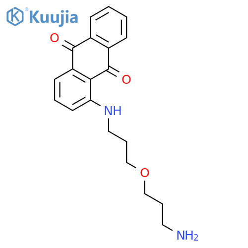 9,10-ANTHRACENEDIONE, 1-[[3-(3-AMINOPROPOXY)PROPYL]AMINO]- structure
