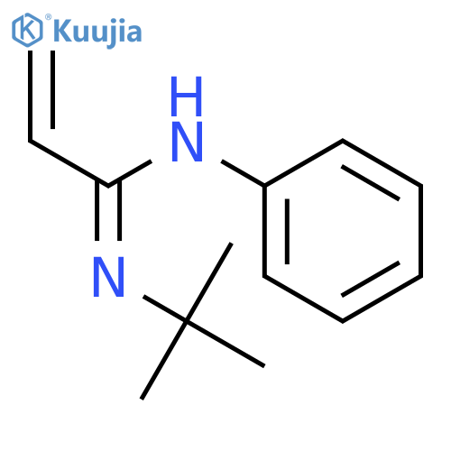 2-Propenimidamide,N-(1,1-dimethylethyl)-N'-phenyl- structure