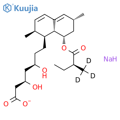 LOVASTATIN HYDROXY ACID, SODIUM SALT structure
