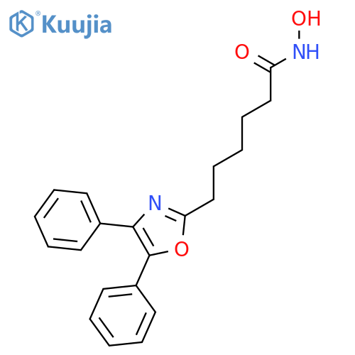 2-Oxazolehexanamide, N-hydroxy-4,5-diphenyl- structure