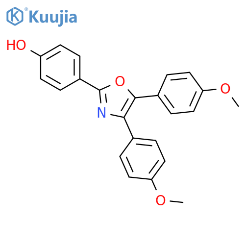 PHENOL, 4-[4,5-BIS(4-METHOXYPHENYL)-2-OXAZOLYL]- structure