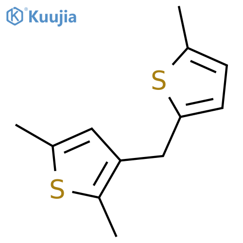 THIOPHENE, 2,5-DIMETHYL-3-[(5-METHYL-2-THIENYL)METHYL]- structure