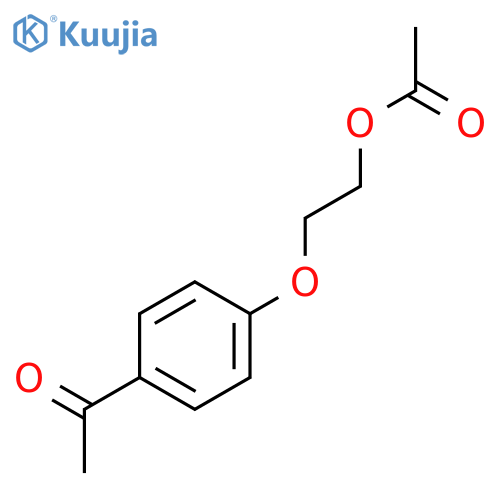 Ethanone, 1-[4-[2-(acetyloxy)ethoxy]phenyl]- structure