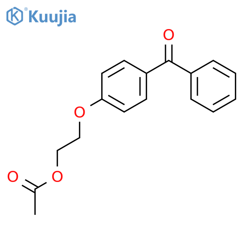 Methanone, [4-[2-(acetyloxy)ethoxy]phenyl]phenyl- structure