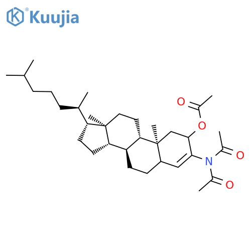 ACETAMIDE, N-ACETYL-N-[2-(ACETYLOXY)CHOLEST-3-EN-3-YL]- structure