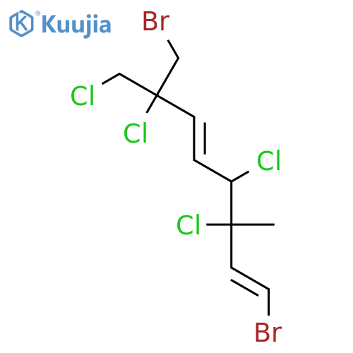 1,5-Octadiene, 1-bromo-7-(bromomethyl)-3,4,7,8-tetrachloro-3-methyl- structure