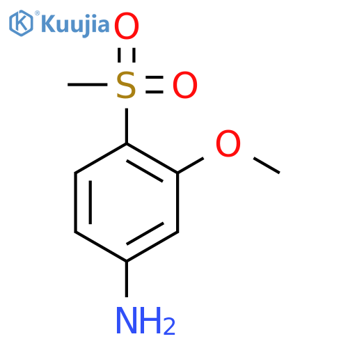 4-Methanesulfonyl-3-methoxyaniline structure