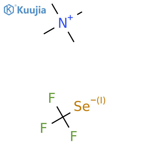 Tetramethylammonium trifluoromethaneselenolate structure