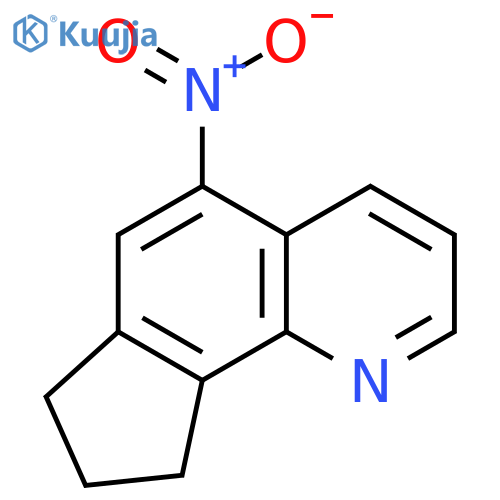 7H-Cyclopenta[h]quinoline, 8,9-dihydro-5-nitro- structure