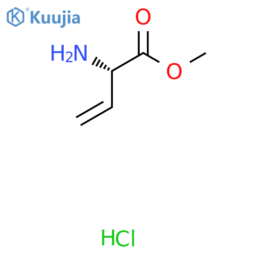 (S)-2-Amino-but-3-enoic acid methyl ester hydrochloride structure