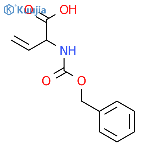 3-Butenoic acid, 2-[[(phenylmethoxy)carbonyl]amino]-, (2S)- structure