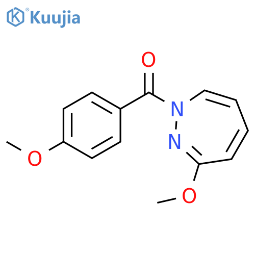 1H-1,2-Diazepine, 3-methoxy-1-(4-methoxybenzoyl)- structure