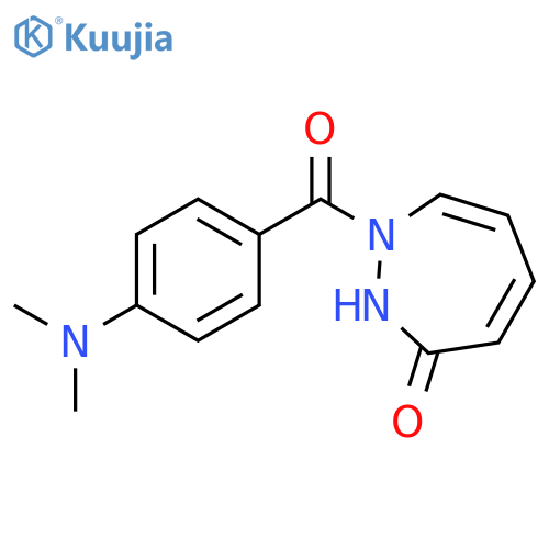 3H-1,2-Diazepin-3-one, 1-[4-(dimethylamino)benzoyl]-1,2-dihydro- structure