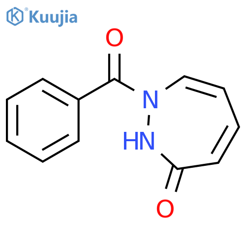 3H-1,2-Diazepin-3-one, 1-benzoyl-1,2-dihydro- structure