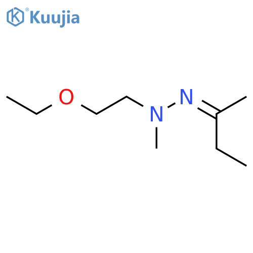 2-Butanone (2-ethoxyethyl)methyl hydrazone structure