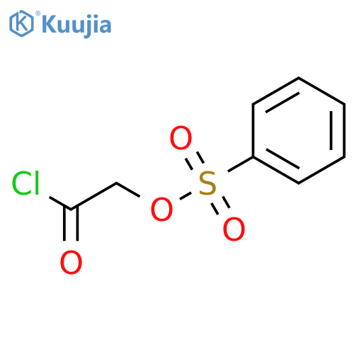 2-Chloro-2-oxoethyl benzenesulfonate structure