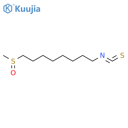 1-isothiocyanato-8-methylsulfinyloctane structure