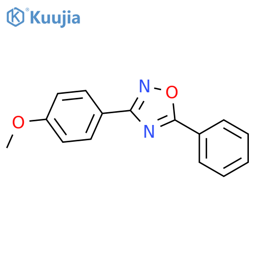 1,2,4-Oxadiazole, 3-(4-methoxyphenyl)-5-phenyl- structure