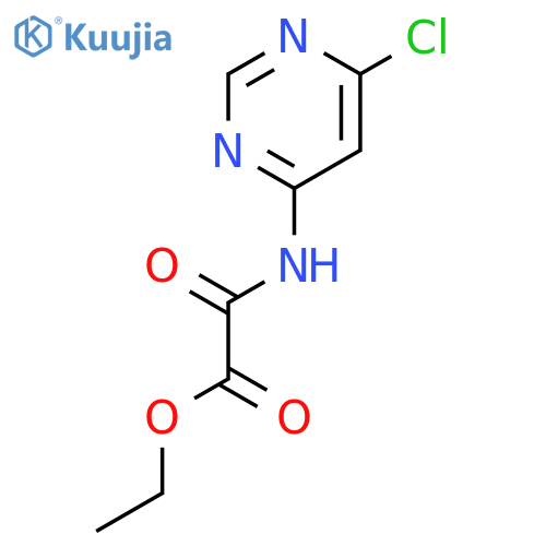 ethyl [(6-chloropyrimidin-4-yl)amino](oxo)acetate structure