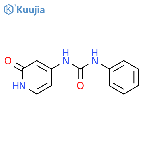 UREA, N-(1,2-DIHYDRO-2-OXO-4-PYRIDINYL)-N'-PHENYL- structure