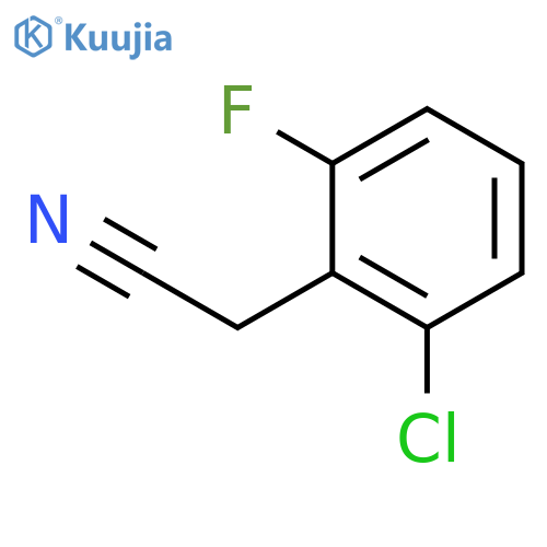2-Chloro-6-fluorophenylacetonitrile structure