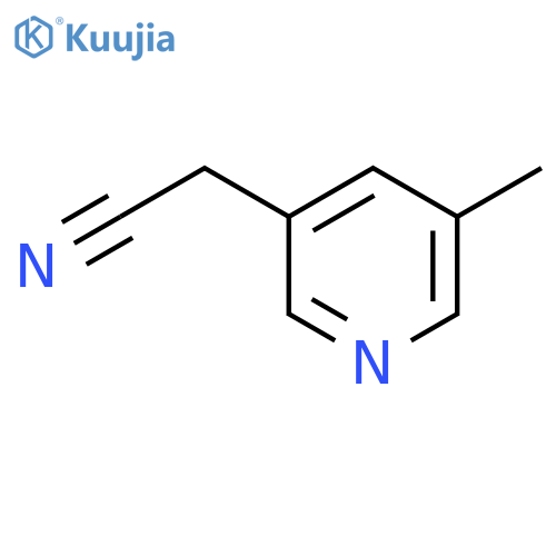 3-Pyridineacetonitrile, 5-methyl- structure