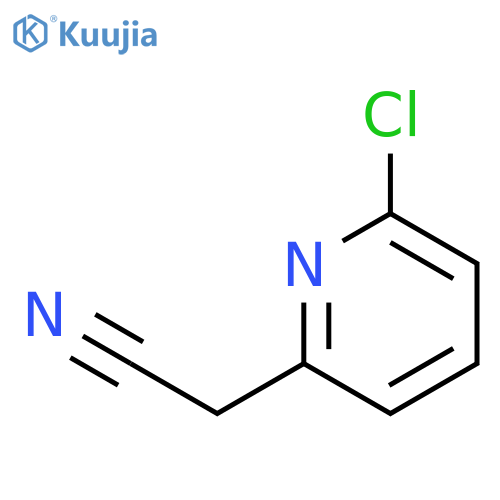 2-(6-Chloropyridin-2-yl)acetonitrile structure