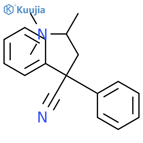 ()-4-(dimethylamino)-2,2-diphenylpentanonitrile structure